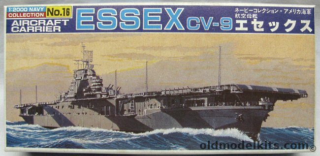 Bandai 1/2000 USS Essex Aircraft Carrier, 16 plastic model kit